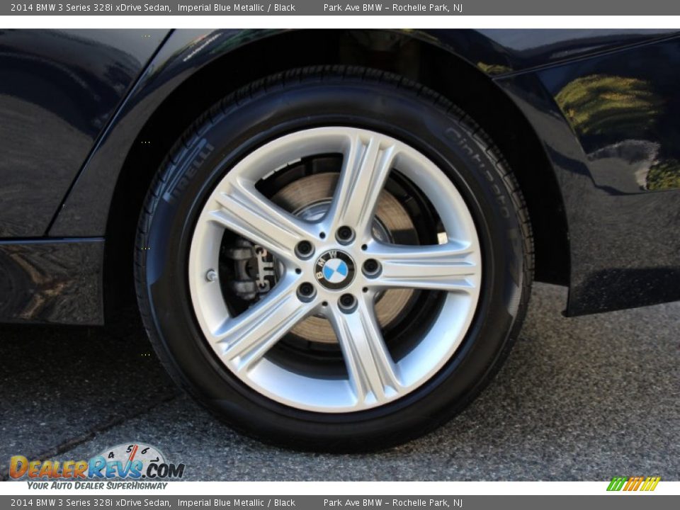 2014 BMW 3 Series 328i xDrive Sedan Imperial Blue Metallic / Black Photo #32