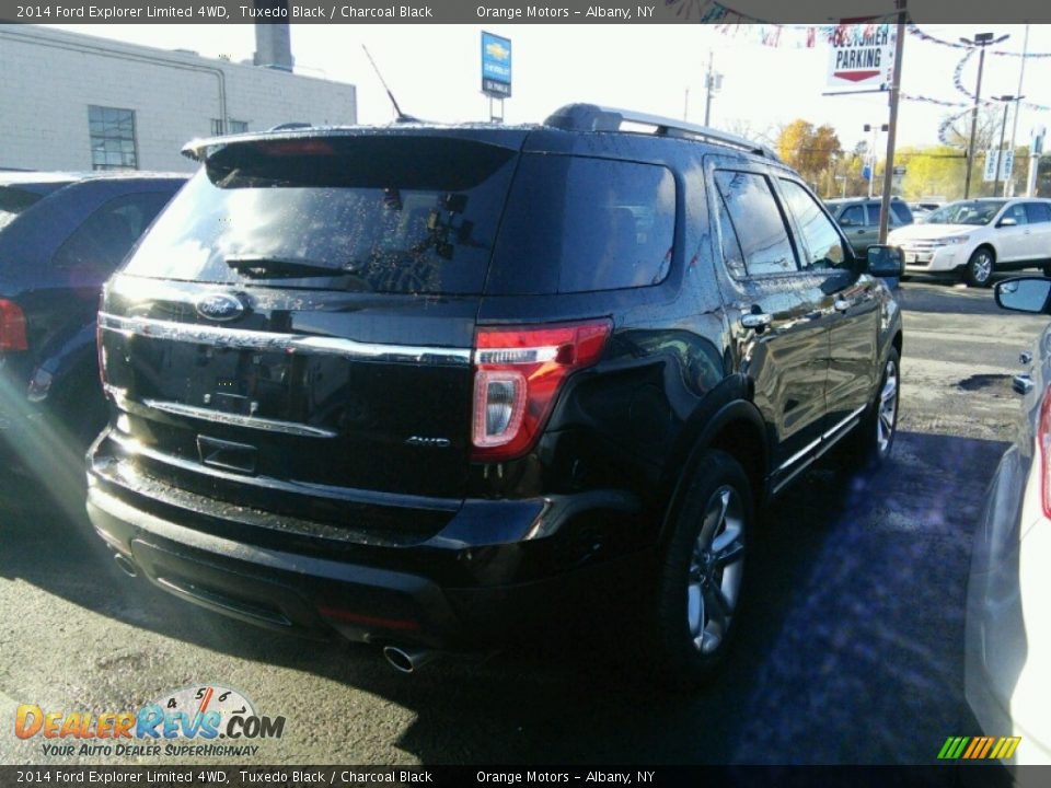 2014 Ford Explorer Limited 4WD Tuxedo Black / Charcoal Black Photo #5