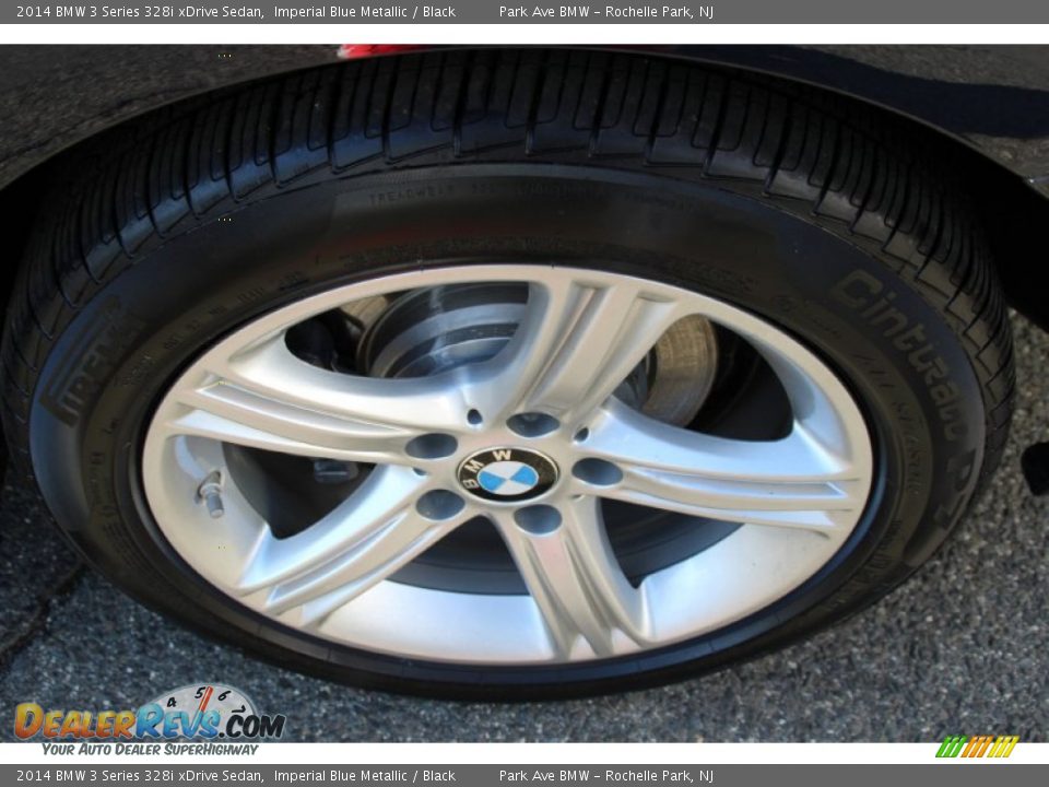 2014 BMW 3 Series 328i xDrive Sedan Imperial Blue Metallic / Black Photo #33