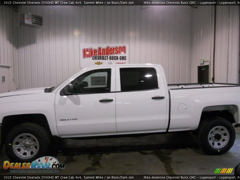 2015 Chevrolet Silverado 2500HD WT Crew Cab 4x4 Summit White / Jet Black/Dark Ash Photo #1