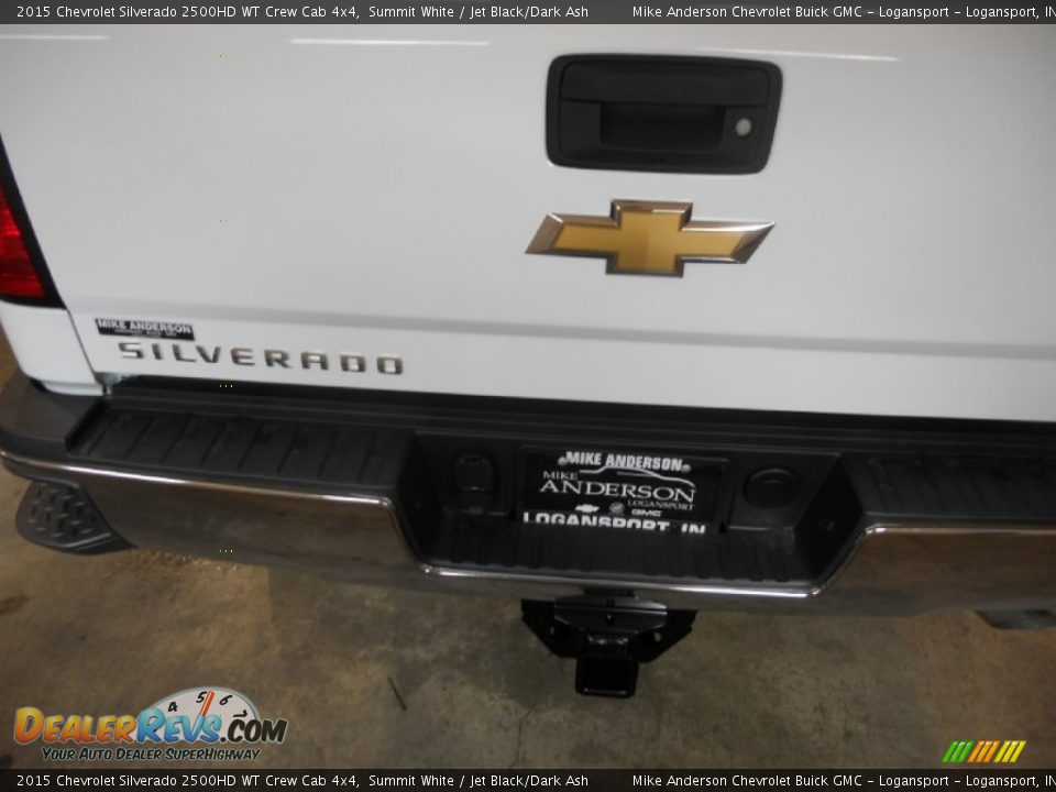 2015 Chevrolet Silverado 2500HD WT Crew Cab 4x4 Summit White / Jet Black/Dark Ash Photo #2