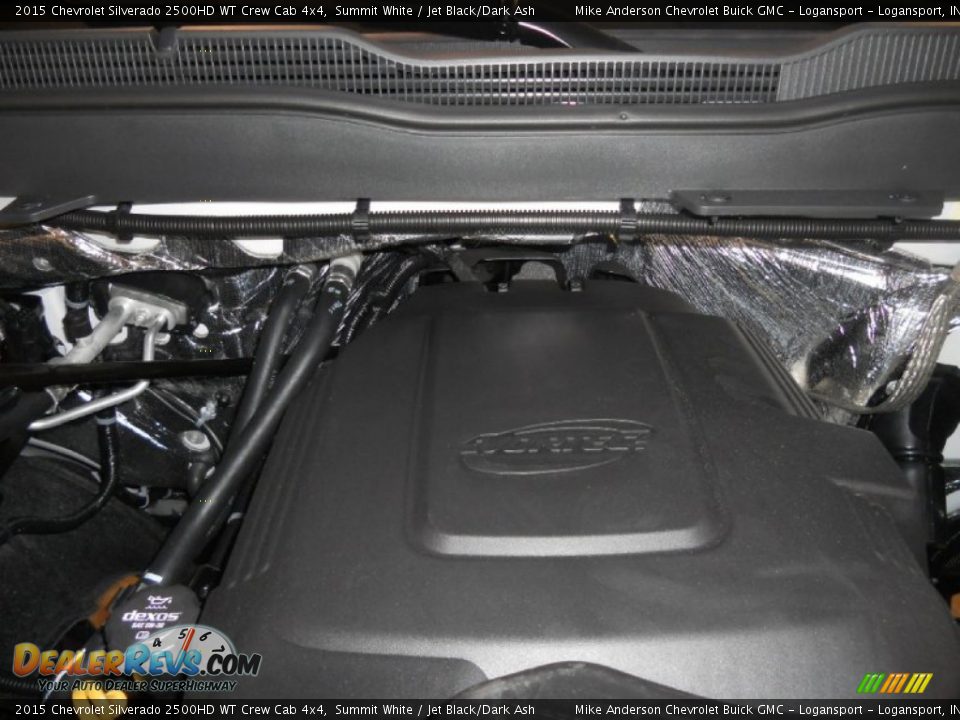 2015 Chevrolet Silverado 2500HD WT Crew Cab 4x4 Summit White / Jet Black/Dark Ash Photo #4