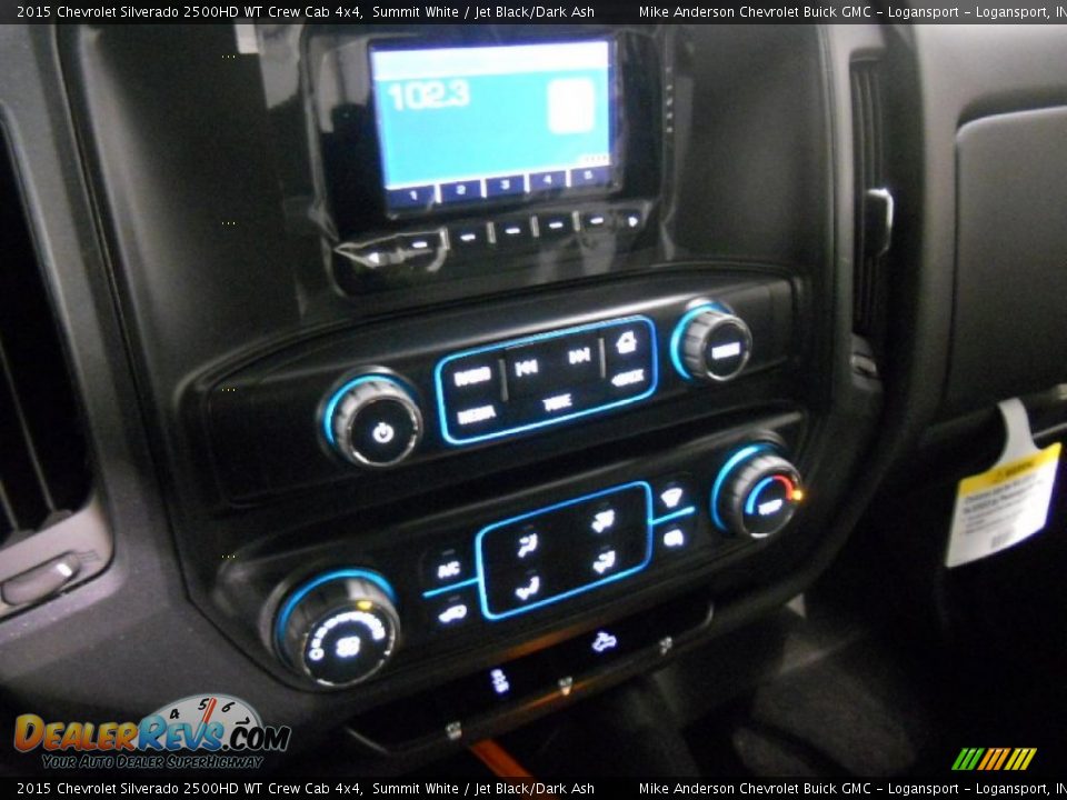 2015 Chevrolet Silverado 2500HD WT Crew Cab 4x4 Summit White / Jet Black/Dark Ash Photo #10