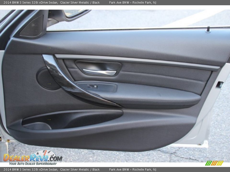 2014 BMW 3 Series 328i xDrive Sedan Glacier Silver Metallic / Black Photo #27
