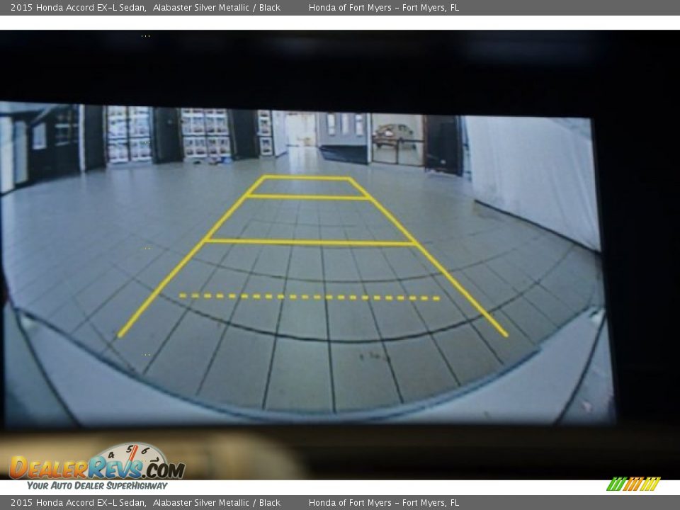 2015 Honda Accord EX-L Sedan Alabaster Silver Metallic / Black Photo #14