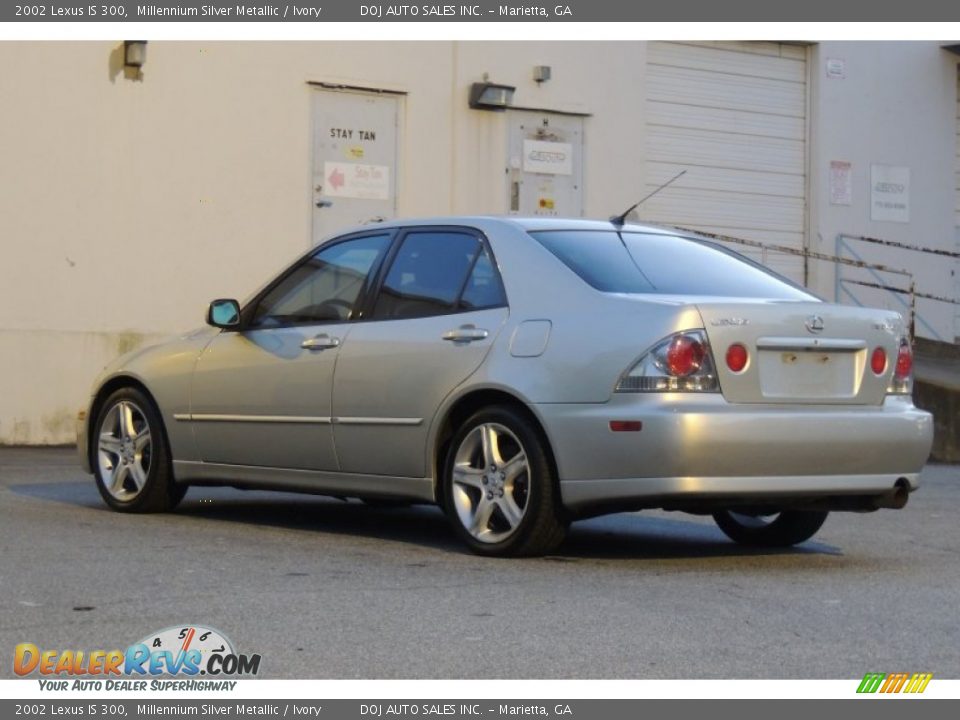 2002 Lexus IS 300 Millennium Silver Metallic / Ivory Photo #18