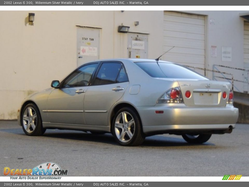 2002 Lexus IS 300 Millennium Silver Metallic / Ivory Photo #19