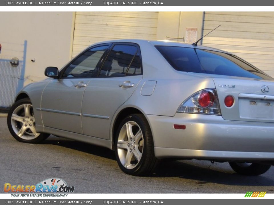2002 Lexus IS 300 Millennium Silver Metallic / Ivory Photo #21