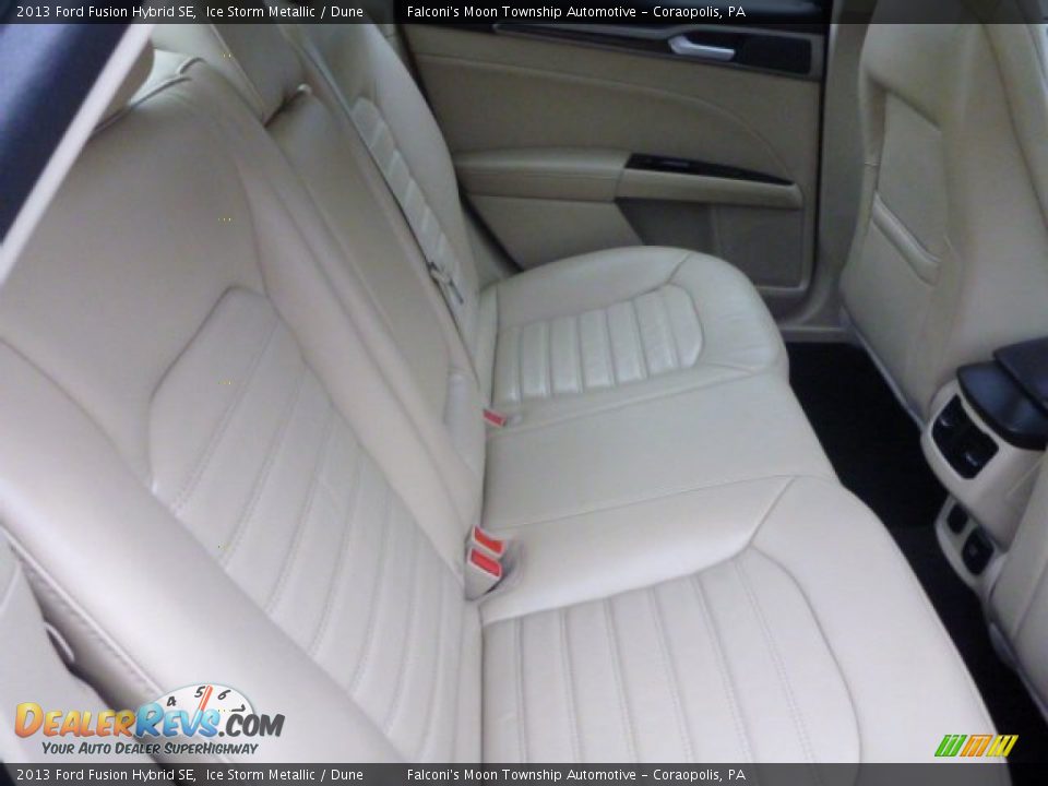 2013 Ford Fusion Hybrid SE Ice Storm Metallic / Dune Photo #5