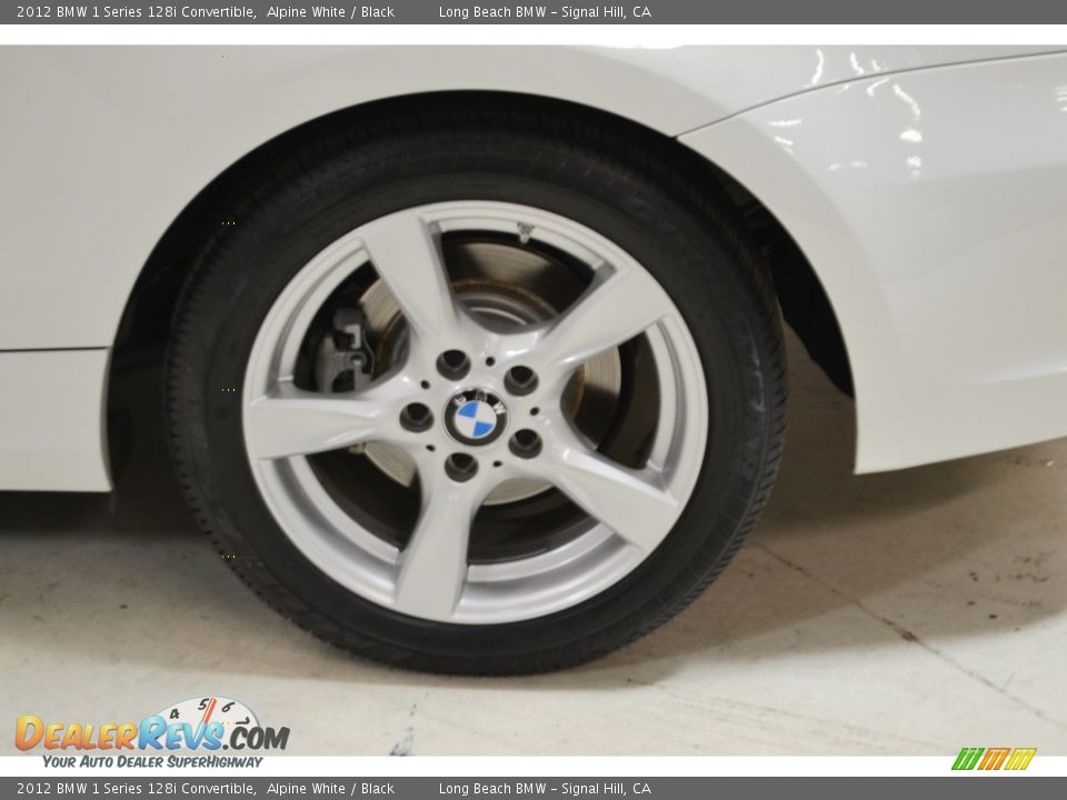 2012 BMW 1 Series 128i Convertible Alpine White / Black Photo #8