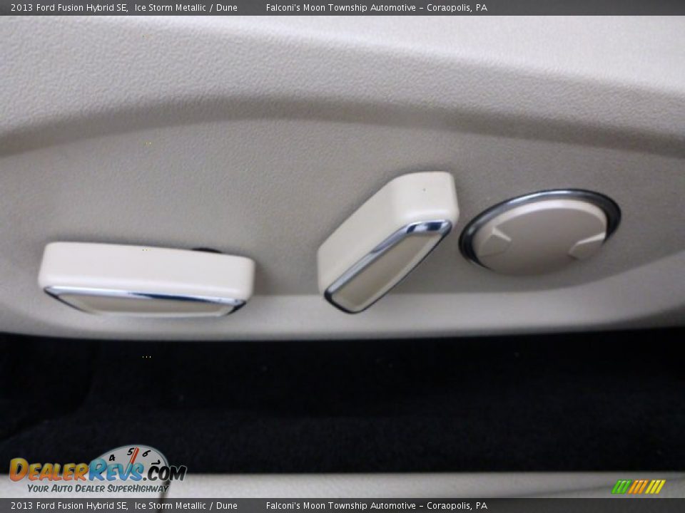 2013 Ford Fusion Hybrid SE Ice Storm Metallic / Dune Photo #18