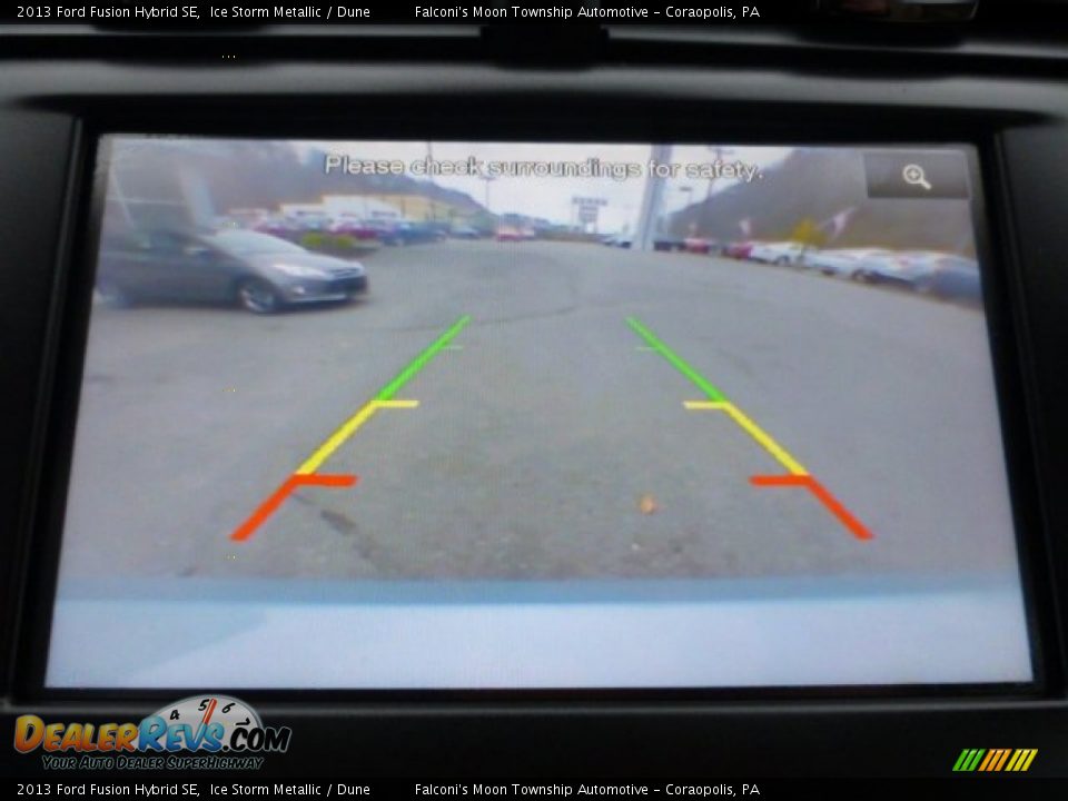 2013 Ford Fusion Hybrid SE Ice Storm Metallic / Dune Photo #21