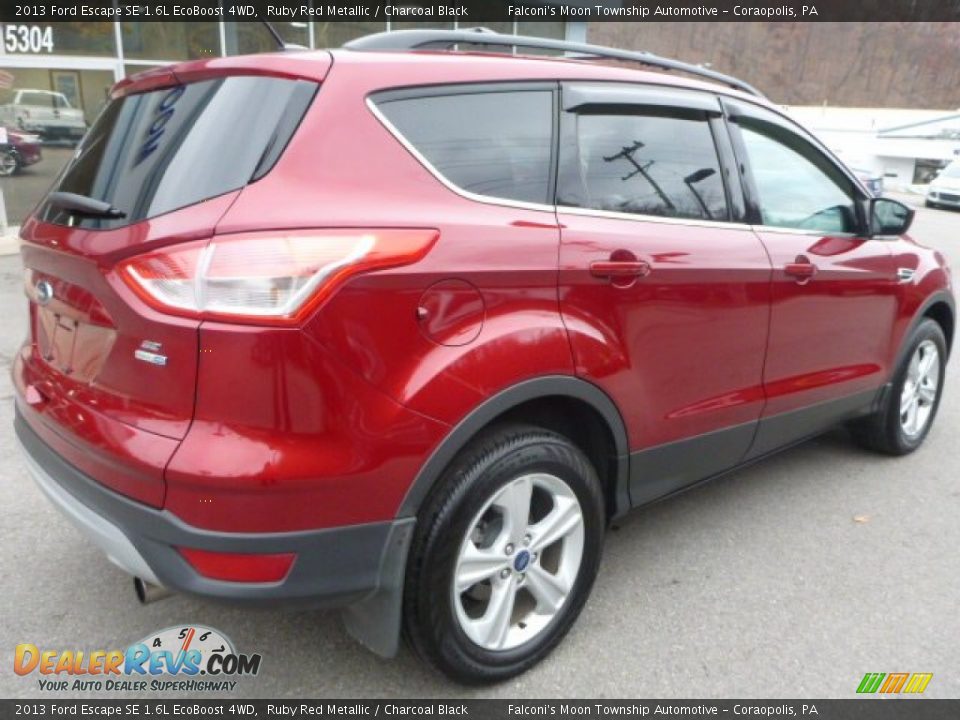 2013 Ford Escape SE 1.6L EcoBoost 4WD Ruby Red Metallic / Charcoal Black Photo #6
