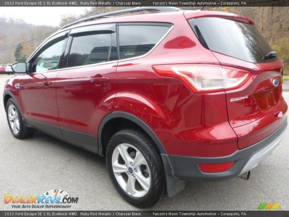 2013 Ford Escape SE 1.6L EcoBoost 4WD Ruby Red Metallic / Charcoal Black Photo #9