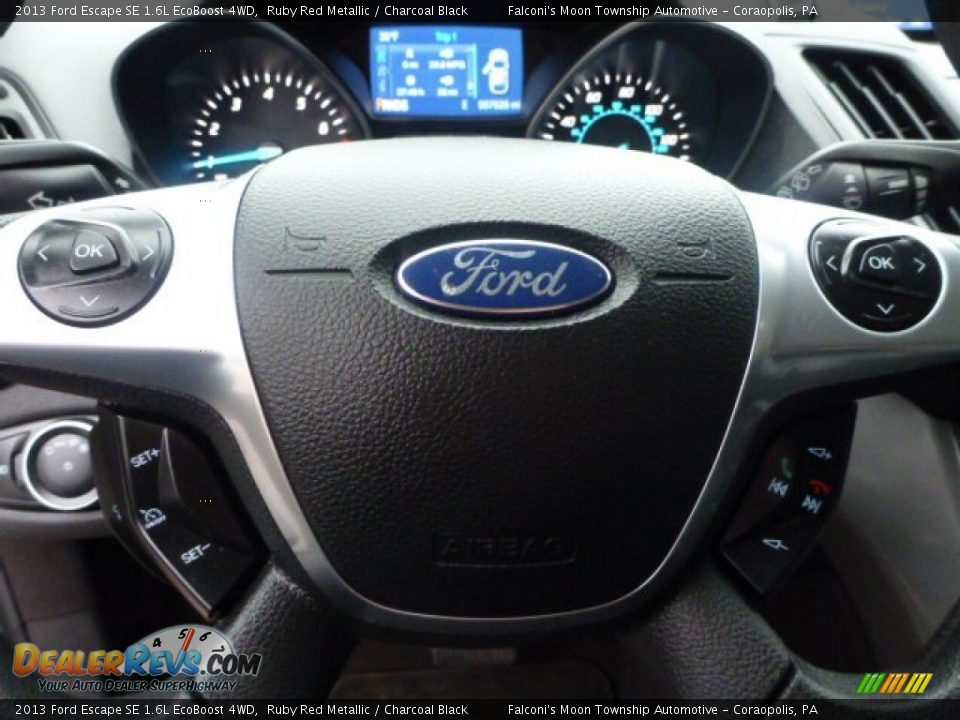 2013 Ford Escape SE 1.6L EcoBoost 4WD Ruby Red Metallic / Charcoal Black Photo #19