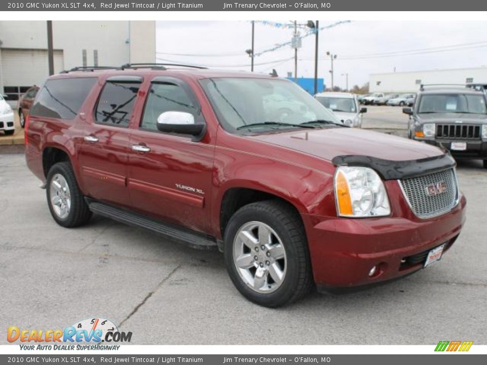 2010 GMC Yukon XL SLT 4x4 Red Jewel Tintcoat / Light Titanium Photo #2