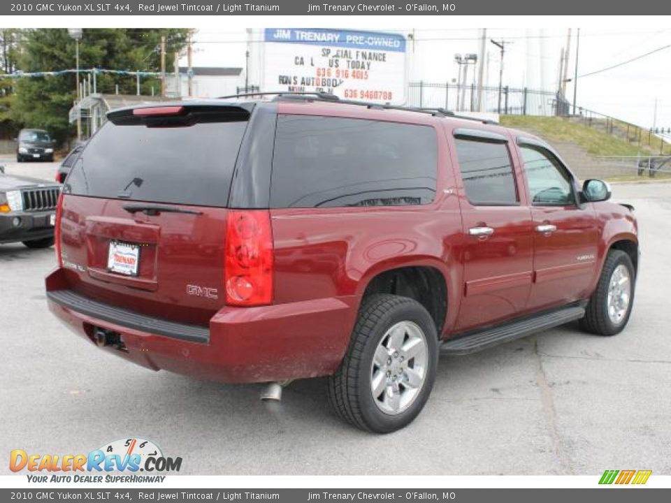 2010 GMC Yukon XL SLT 4x4 Red Jewel Tintcoat / Light Titanium Photo #3