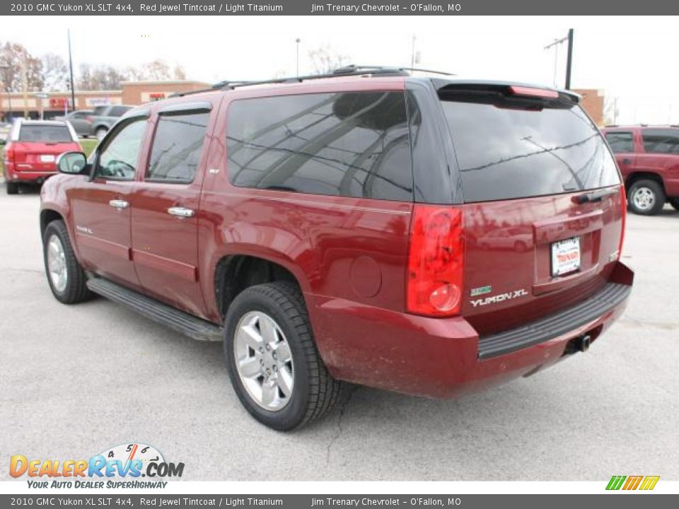 2010 GMC Yukon XL SLT 4x4 Red Jewel Tintcoat / Light Titanium Photo #4