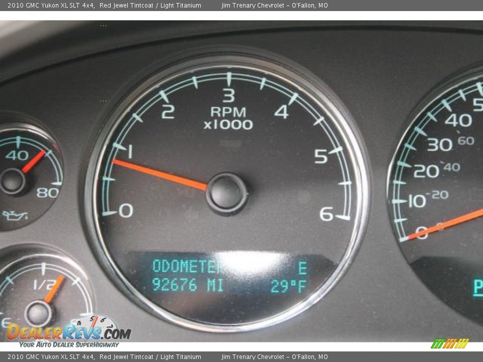 2010 GMC Yukon XL SLT 4x4 Red Jewel Tintcoat / Light Titanium Photo #7