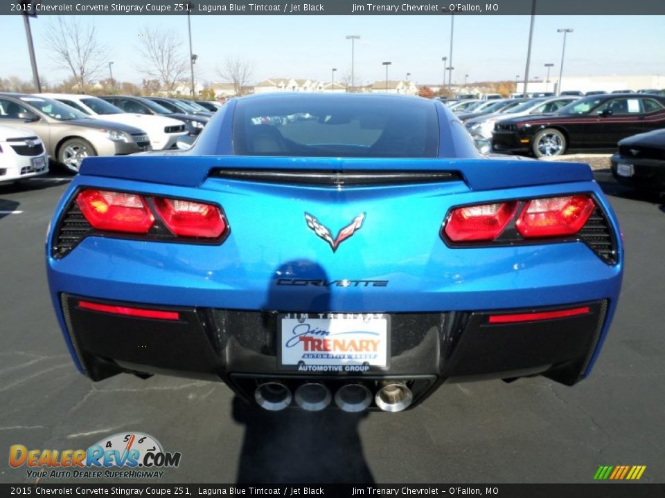 2015 Chevrolet Corvette Stingray Coupe Z51 Laguna Blue Tintcoat / Jet Black Photo #4