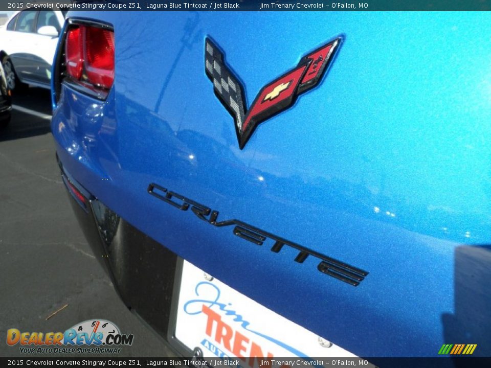 2015 Chevrolet Corvette Stingray Coupe Z51 Laguna Blue Tintcoat / Jet Black Photo #13