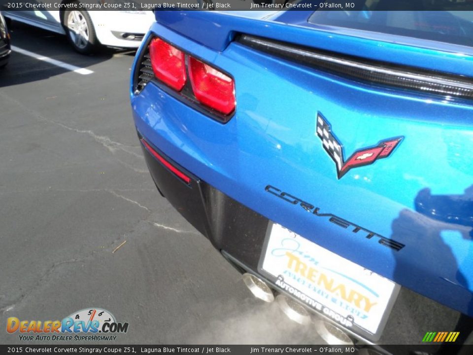 2015 Chevrolet Corvette Stingray Coupe Z51 Laguna Blue Tintcoat / Jet Black Photo #14