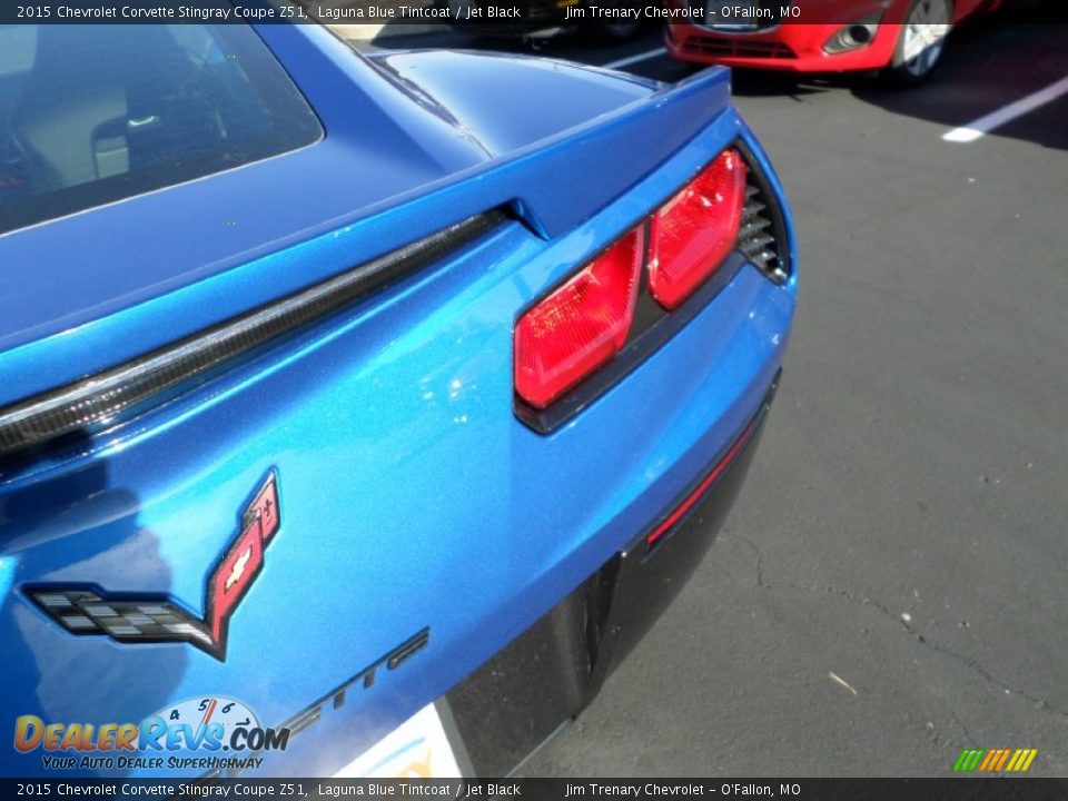 2015 Chevrolet Corvette Stingray Coupe Z51 Laguna Blue Tintcoat / Jet Black Photo #15