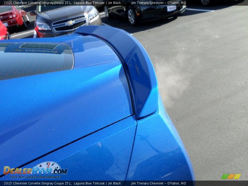 2015 Chevrolet Corvette Stingray Coupe Z51 Laguna Blue Tintcoat / Jet Black Photo #16