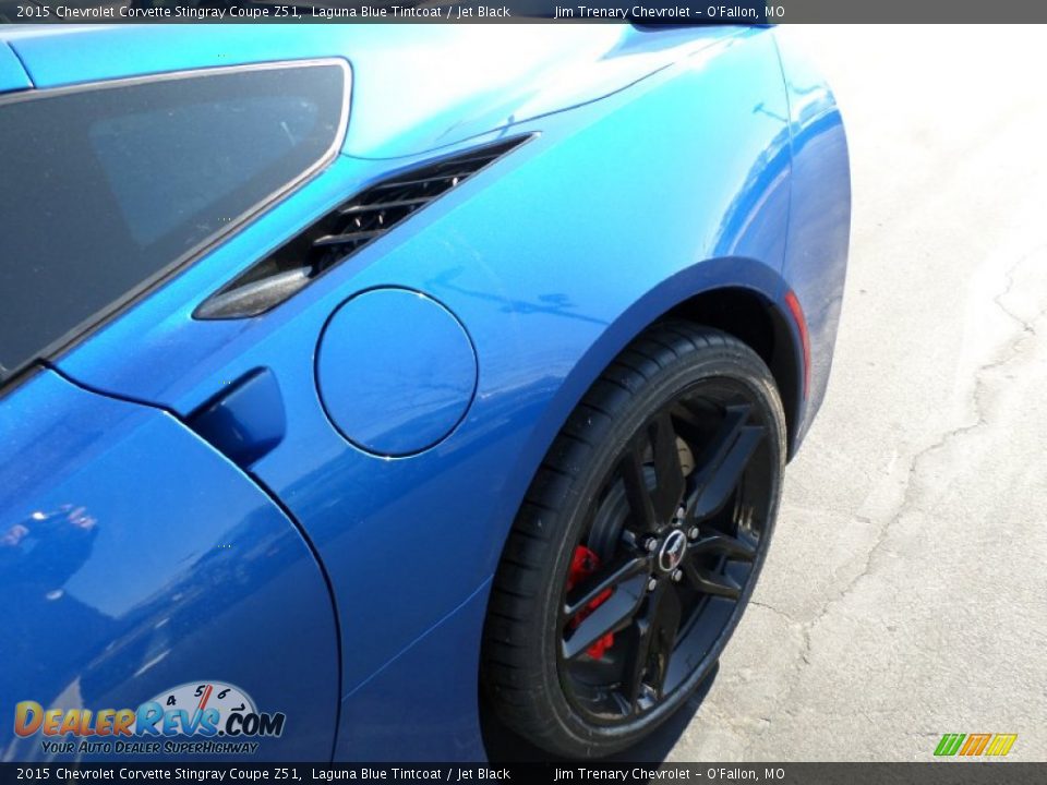 2015 Chevrolet Corvette Stingray Coupe Z51 Laguna Blue Tintcoat / Jet Black Photo #18