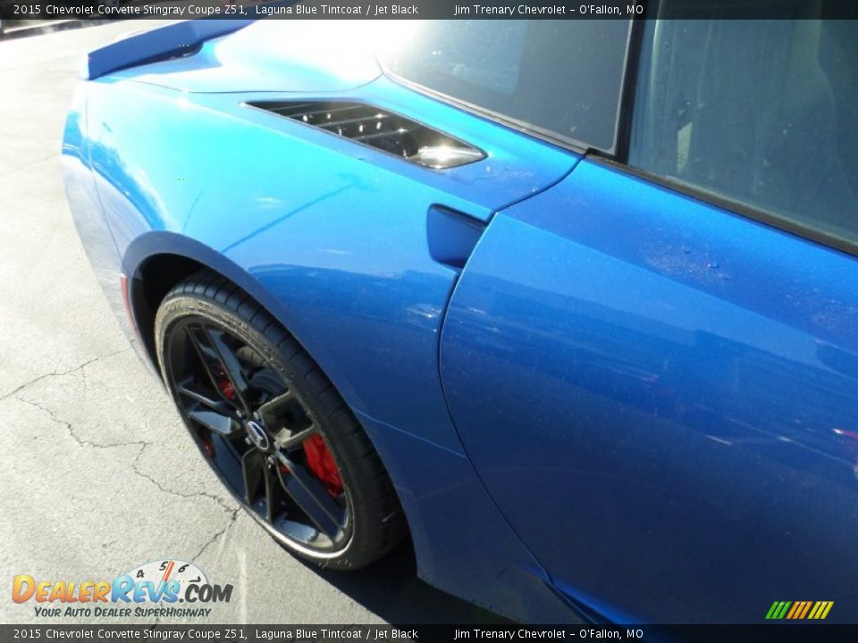 2015 Chevrolet Corvette Stingray Coupe Z51 Laguna Blue Tintcoat / Jet Black Photo #23
