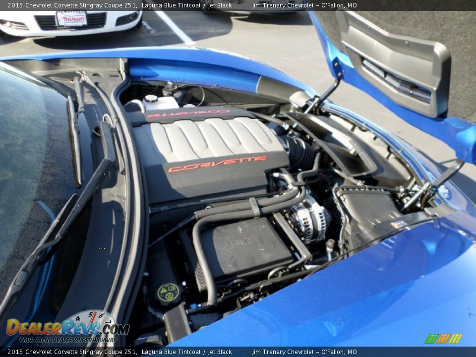 2015 Chevrolet Corvette Stingray Coupe Z51 Laguna Blue Tintcoat / Jet Black Photo #31