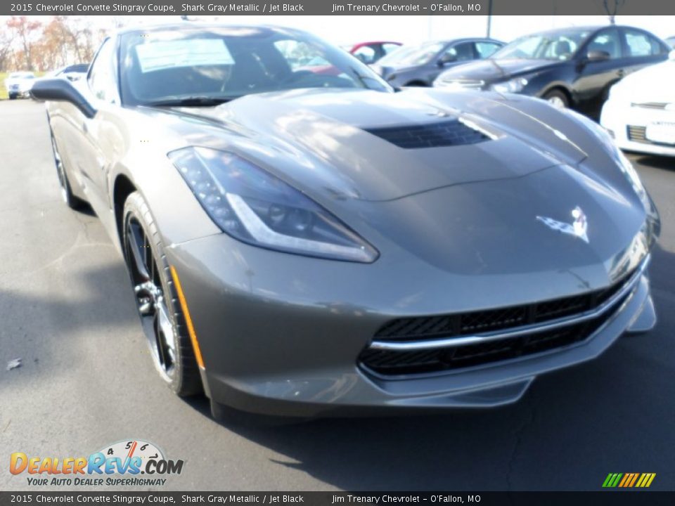 2015 Chevrolet Corvette Stingray Coupe Shark Gray Metallic / Jet Black Photo #1