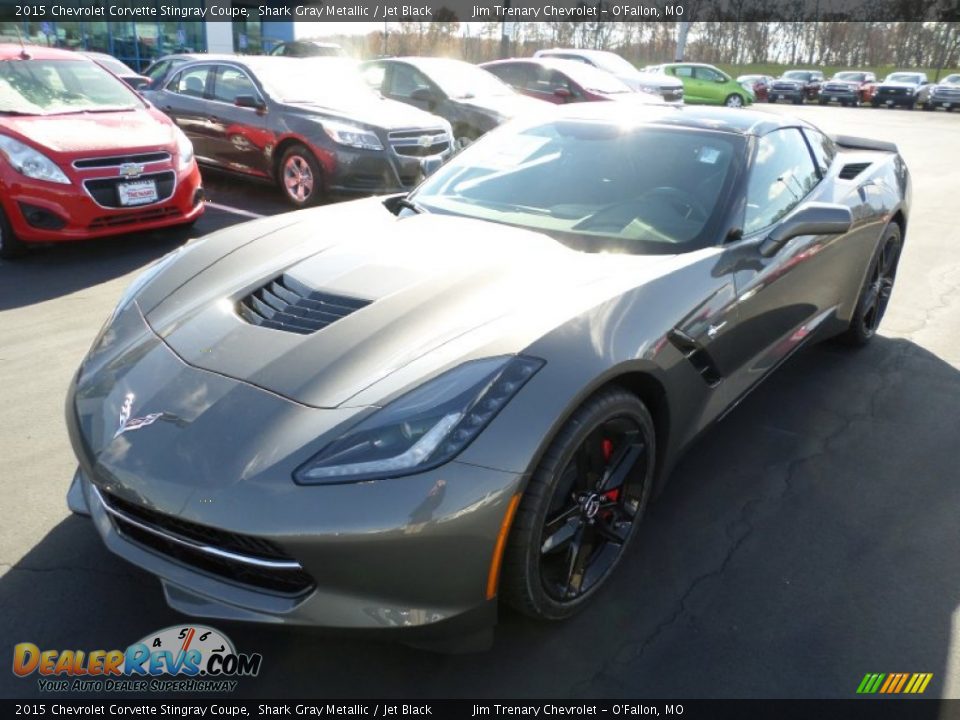 2015 Chevrolet Corvette Stingray Coupe Shark Gray Metallic / Jet Black Photo #5