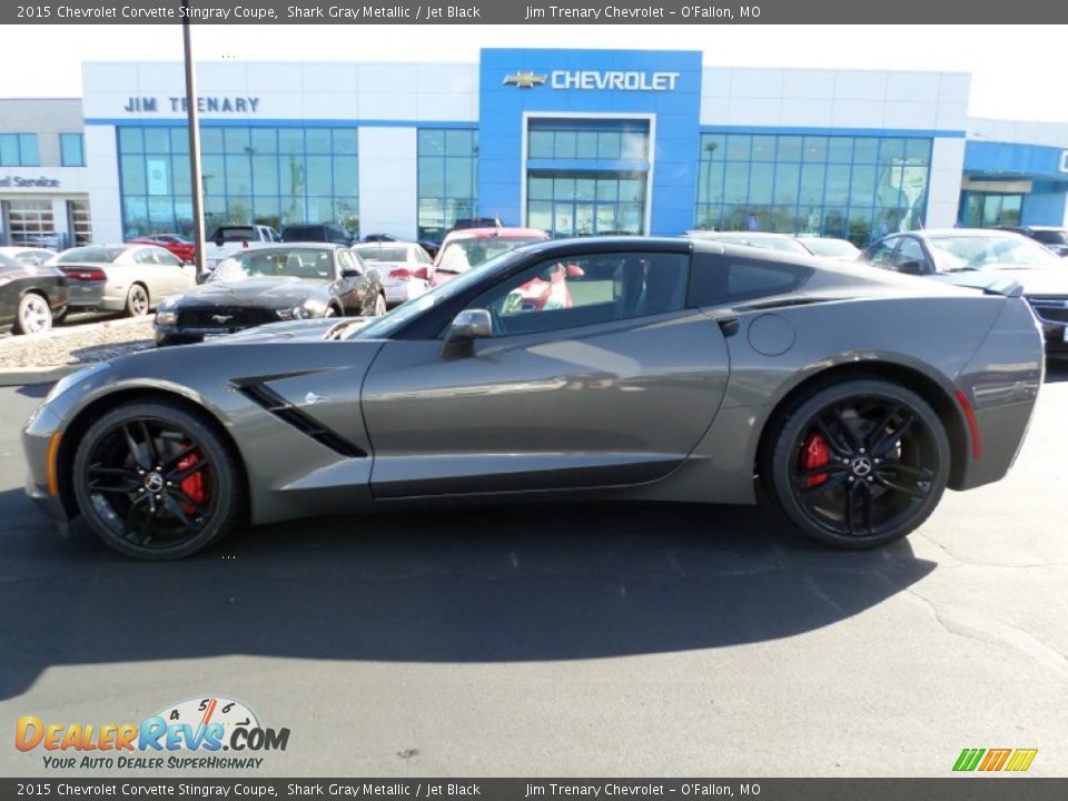 2015 Chevrolet Corvette Stingray Coupe Shark Gray Metallic / Jet Black Photo #6