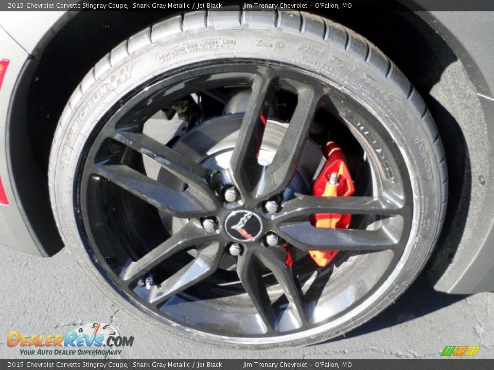 2015 Chevrolet Corvette Stingray Coupe Shark Gray Metallic / Jet Black Photo #10