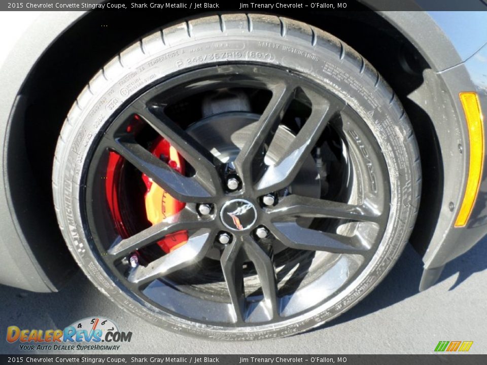 2015 Chevrolet Corvette Stingray Coupe Shark Gray Metallic / Jet Black Photo #11
