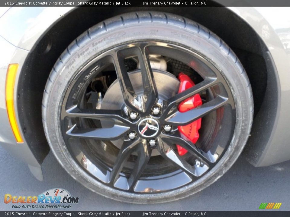 2015 Chevrolet Corvette Stingray Coupe Shark Gray Metallic / Jet Black Photo #12