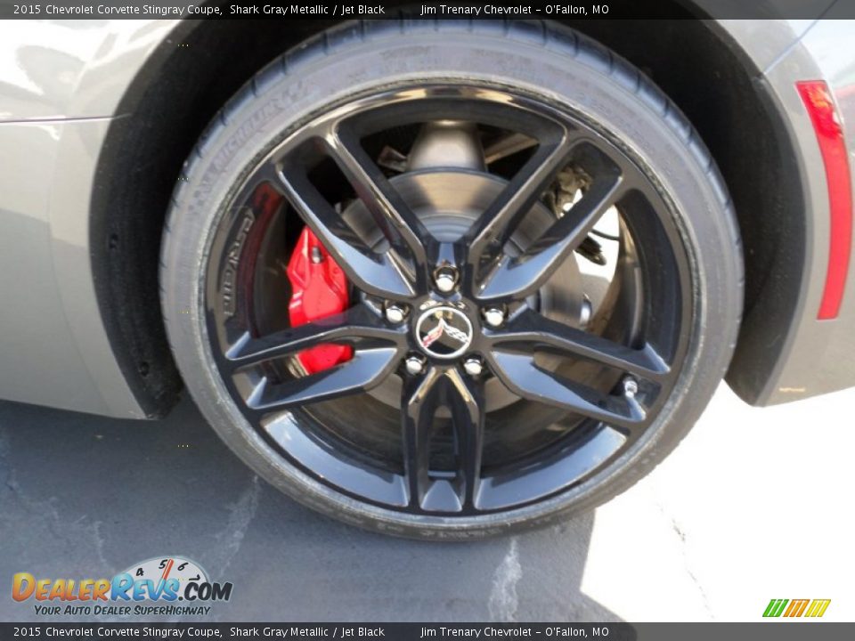 2015 Chevrolet Corvette Stingray Coupe Shark Gray Metallic / Jet Black Photo #13