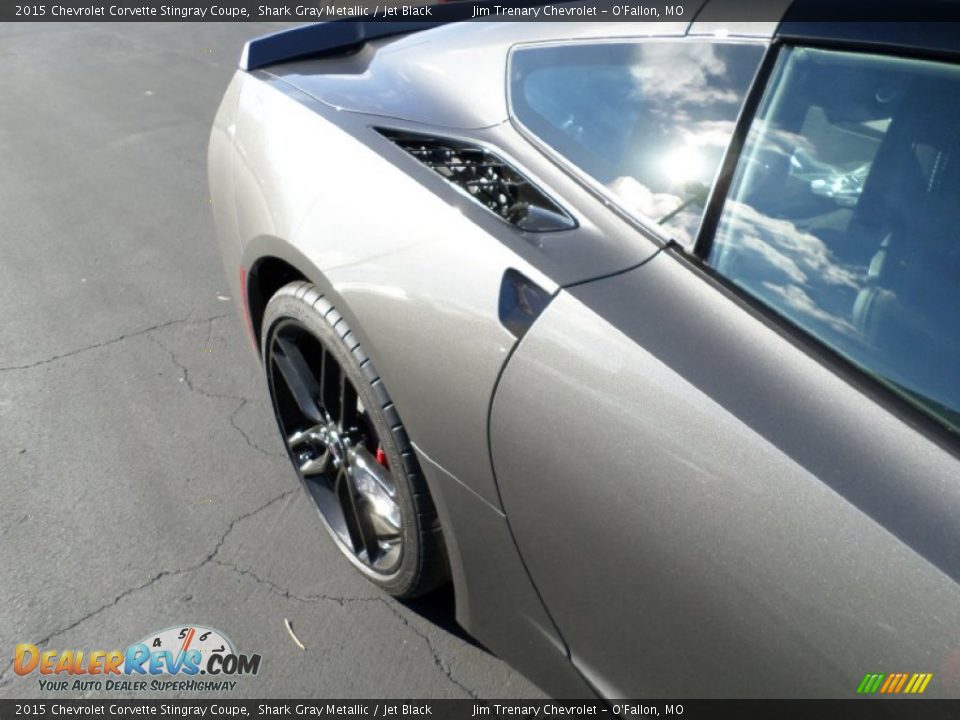 2015 Chevrolet Corvette Stingray Coupe Shark Gray Metallic / Jet Black Photo #16