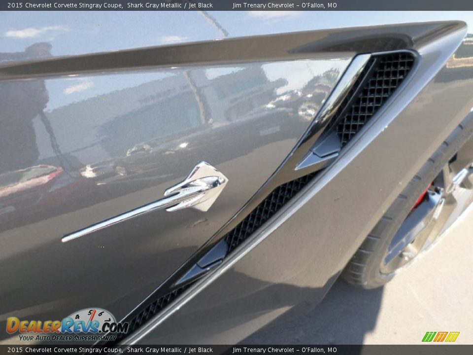 2015 Chevrolet Corvette Stingray Coupe Shark Gray Metallic / Jet Black Photo #18
