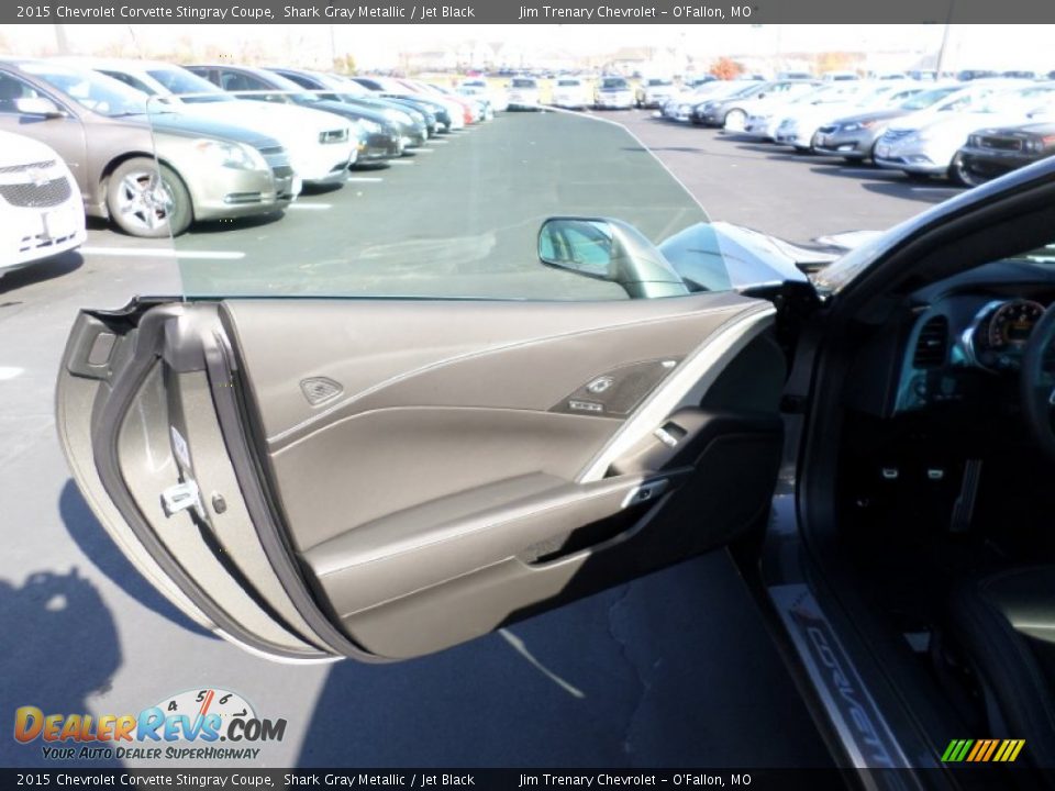 2015 Chevrolet Corvette Stingray Coupe Shark Gray Metallic / Jet Black Photo #23