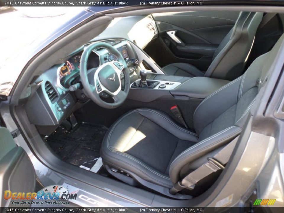 2015 Chevrolet Corvette Stingray Coupe Shark Gray Metallic / Jet Black Photo #24