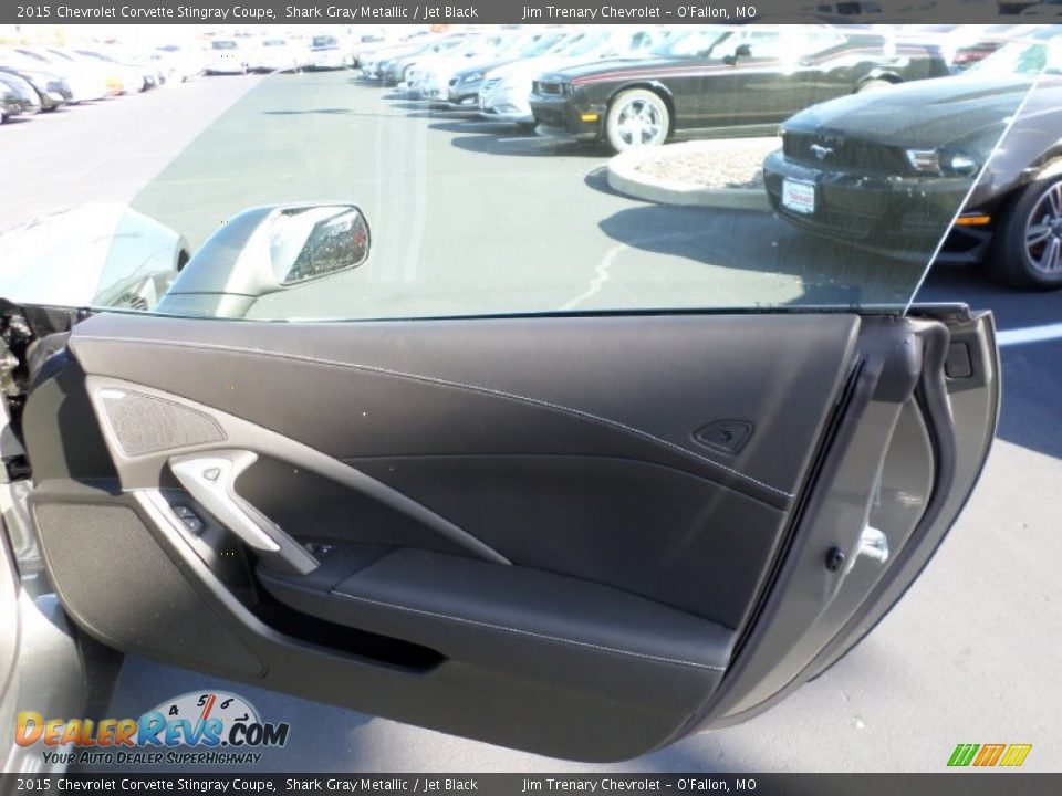 2015 Chevrolet Corvette Stingray Coupe Shark Gray Metallic / Jet Black Photo #26