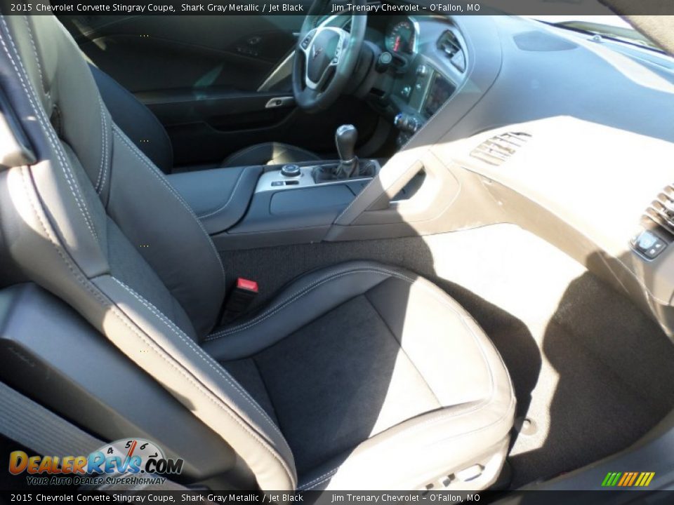 2015 Chevrolet Corvette Stingray Coupe Shark Gray Metallic / Jet Black Photo #27