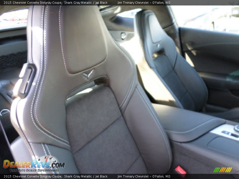 2015 Chevrolet Corvette Stingray Coupe Shark Gray Metallic / Jet Black Photo #28
