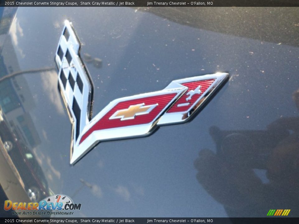 2015 Chevrolet Corvette Stingray Coupe Shark Gray Metallic / Jet Black Photo #34