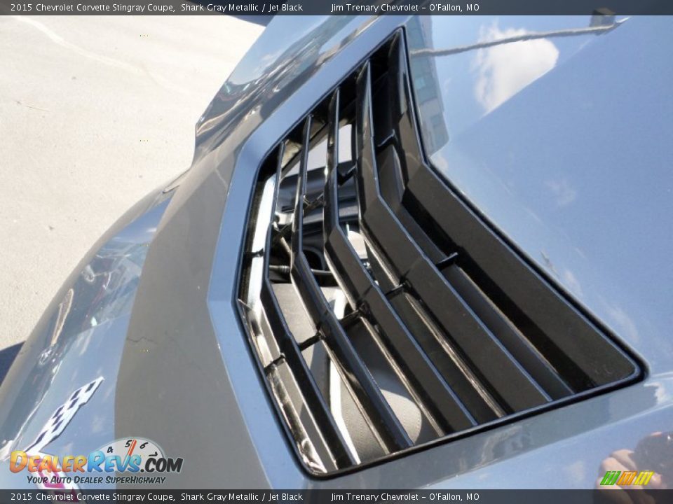 2015 Chevrolet Corvette Stingray Coupe Shark Gray Metallic / Jet Black Photo #35