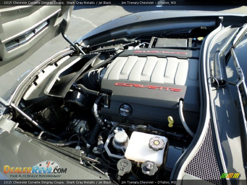 2015 Chevrolet Corvette Stingray Coupe Shark Gray Metallic / Jet Black Photo #36