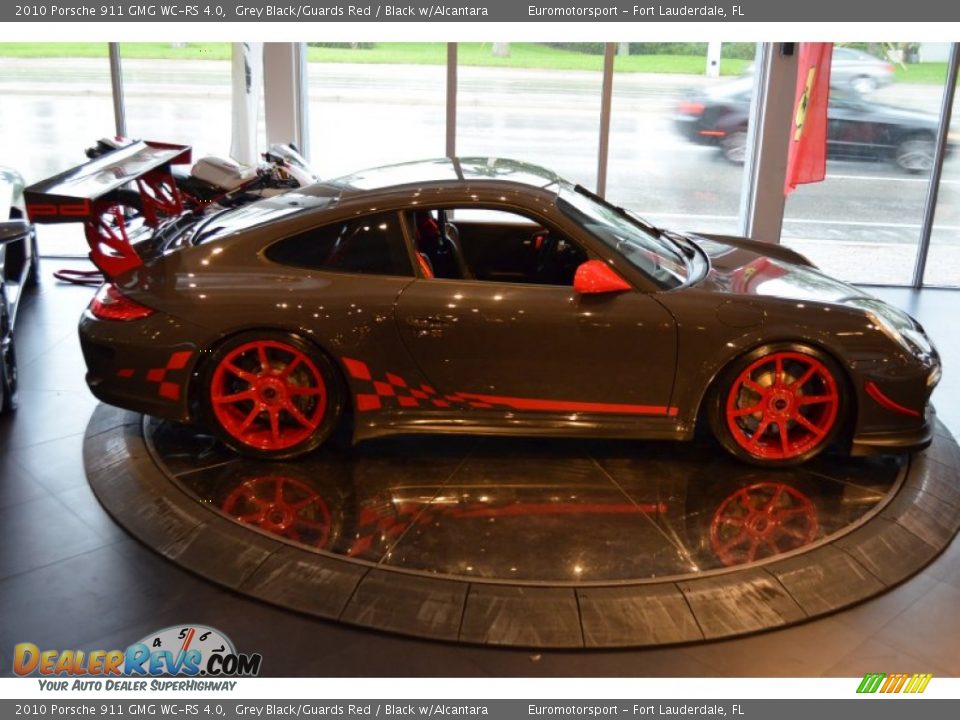 2010 Porsche 911 GMG WC-RS 4.0 Grey Black/Guards Red / Black w/Alcantara Photo #7