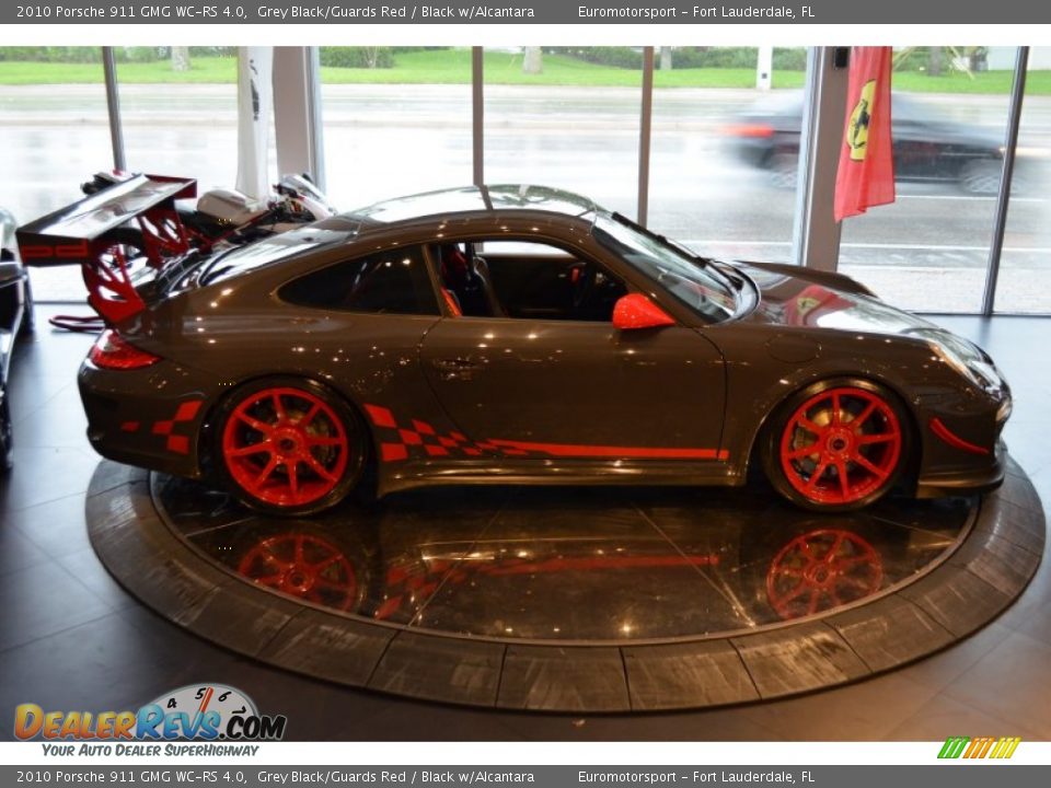 2010 Porsche 911 GMG WC-RS 4.0 Grey Black/Guards Red / Black w/Alcantara Photo #8
